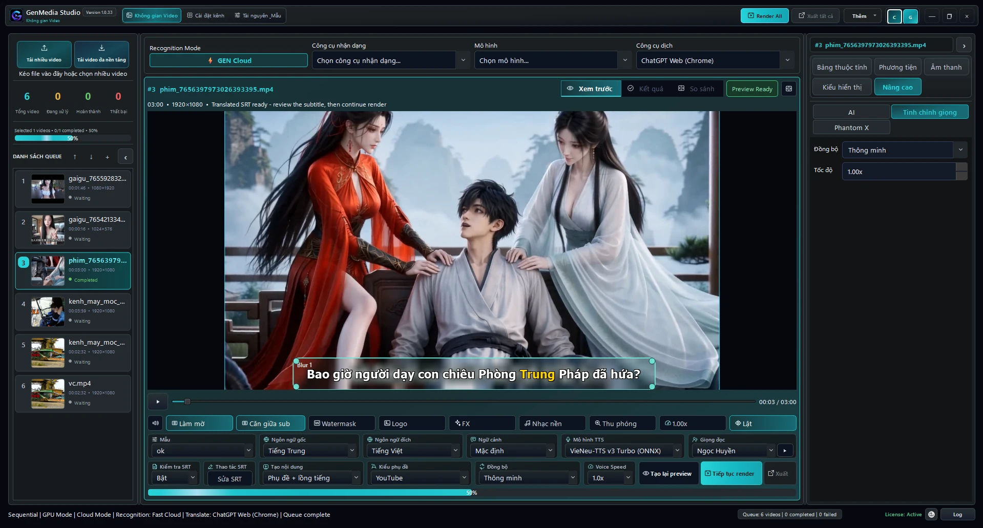 Xem trước trước khi xuất